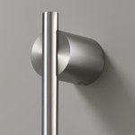      CEA Equilibrio Grzejnik elektryczny do ręczników 106 cm 1 element ścienny element zewnętrzny Satin Stainless Steel EQB21S 