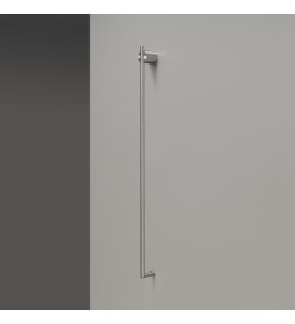      CEA Equilibrio Grzejnik elektryczny do ręczników 106 cm 1 element ścienny element zewnętrzny Satin Stainless Steel EQB21S 