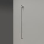      CEA Equilibrio Grzejnik elektryczny do ręczników 106 cm 1 element ścienny element zewnętrzny Satin Stainless Steel EQB21S 