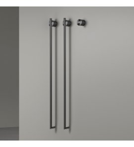   Cea Equilibrio Grzejnik elektryczny 2-panelowy el.zew. 106 cm z włącznikiem kolor Black Diamond Satin EQB32KDS
