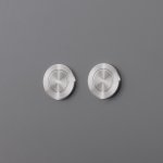 CEA Hydroplate Przycisk (para) do spłuczki Geberit (Omega) Satin Stainless Steel PUL08S