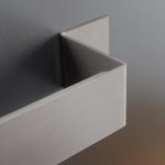 CEA Neutra Wieszak na ręcznik ścienny 60 cm Satin Stainless Steel NEU08S