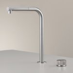 CEA Bateria kuchenna 2-otworowa z obrotową i wyciąganą wylewką Satin Stainless Steel APP02S
