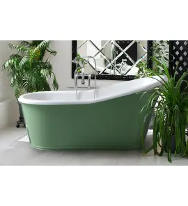 Bleu Provence Old Lavande Wanna wolnostojąca 154x76,5 zielony 12050R1
