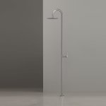 CEA Innvovo Kolumna prysznicowa zewnętrzna wolnostojąca bez elementu podtynkowego Satin Stainless Steel INV161S