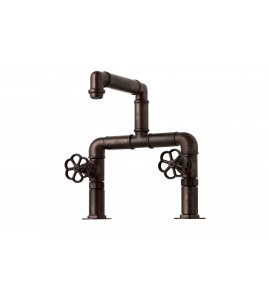 Bleu Provence Industrial Bateria umywalkowa 2-otworowa bronze RLMTM314BR
