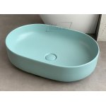 Hidra Gio Evolution Umywalka stawiana na blat 60x40 cm Green matt G60E.052+P125.052