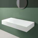 Axa SKYLAND Blat pod umywalkę 80x50 cm Biały mat 4008012