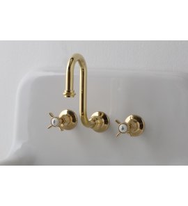  Bleu Provence Bateria umywalkowa ścienna gold RLF1012D.OR