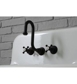  Bleu Provence Bateria umywalkowa ścienna black RLP1012D.BLACK