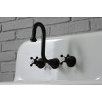  Bleu Provence Bateria umywalkowa ścienna black RLP1012D.BLACK