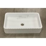   Galatea Design Biskut Umywalka stawiana na blat 50x30 white matt/biały mat GDMR034MW W MAGAZYNIE!!