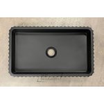   Galatea Design Biskut Umywalka stawiana na blat 50x30 black matt/czarny mat GDMR034MB W MAGAZYNIE!!