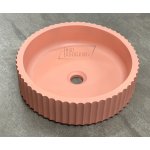  Galatea Design Kek Umywalka stawiana na blat ∅39 cm pink matt/różowy mat GDMC030MP W MAGAZYNIE!!
