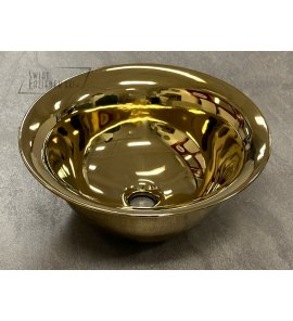   Galatea Design Jatuhkan Umywalka stawiana na blat ∅40 cm gold/złoty GDM1260MG W MAGAZYNIE!!