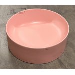 Galatea Design Palsu Umywalka stawiana na blat ∅42 cm pink matt/różowy mat GDMYN5038MP