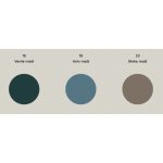 Axa COSA.H35 Umywalka stawiana na blat 30x50 cm i korkiem Click-clack z stojak pod umywalkę Grey Matt 8660009+SG8601415+AF001509