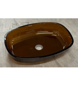  Galatea Design Kaca Umywalka stawiana na blat 49x36,5 cm Gran Cru GDG216GK  