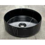   Galatea Design Umywalka stawiana na blat ∅36,5 cm Nero Marquina GDMC002