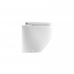 Axa WHITE JAM Miska WC stojąca 34x52 cm z deską wolnoopadającą Biały połysk 3312601+AF3301