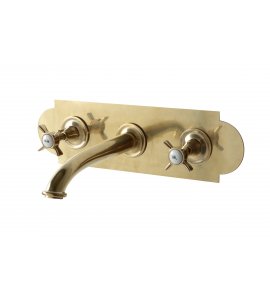 Bleu Provence Bateria kuchenna ścienna brass RLF1016MON