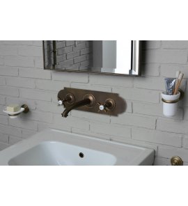 Bleu Provence Bateria kuchenna ścienna dark bronze RLF1016MBG