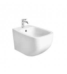 Axa WHITE JAM Bidet ścienny 34x52 cm Biały połysk 3312801