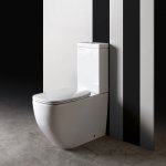 Axa White Jam kompakt 34x70 miska + spłuczka + deska wolnoopadająca biały 3301301+3305101+AF3301