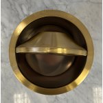 Galatea Design – kosz łazienkowy 9 l, złoto szczotkowane, GD9LBRG/D – z defektem