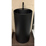 Galatea Design One Umywalka wolnostojąca ∅44 z korkiem klik klak carbone GUONE44.KMM.CA+GUPIL.CA 