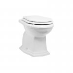 Axa Contea Miska stojąca 36x55 cm i deska WC zwykła Biały połysk 0601001+AA0601