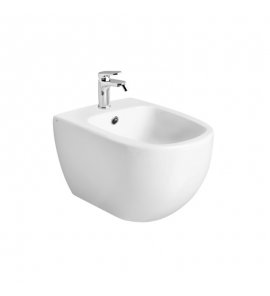 Axa Glomp Bidet ścienny 36,5x51 cm Biały połysk 0202001