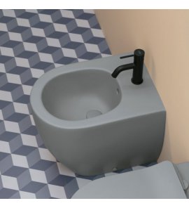 Axa Glomp Bidet stojący 36,5x51 cm Grey Matt 0202209