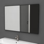 Axa Lustro ścienne 120x65 cm Czarny A330298