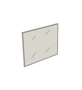Axa Lustro ścienne 100x65 cm Czarny A330297