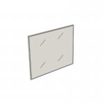 Axa Lustro ścienne 120x65 cm Czarny A330298