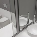 Axa Lustro ścienne 120x65 cm Czarny A330298