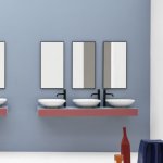 Axa Lustro ścienne 120x65 cm Czarny A330298