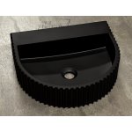 Galatea Design Ladu Umywalka stawiana na blat 46,5x40 cm black matt/czarny mat GDMYN314MB