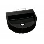 Galatea Design Ladu Umywalka stawiana na blat 46,5x40 cm black matt/czarny mat GDMYN314MB