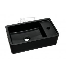 Galatea Design Menarik Umywalka stawiana na blat 44x25 cm black matt/czarny mat GDMR033MB WYPRZEDAŻ EKSPOZYCJI !!
