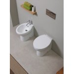 Kerasan Bit Zestaw: umywalka 62x49 + postument + bidet stojący + miska stojąca + deska 444001+447001+442001+441601+448801 WIETRZENIE MAGAZYNÓW !!! (K)