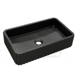   Galatea Design Biskut Umywalka stawiana na blat 50x30 black matt/czarny mat GDMR034MB W MAGAZYNIE!!