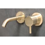 Ritmonio Diametro35 S Bateria umywalkowa podtynkowa kpl. wylewka 13 cm element zewnętrzny champagne PR52AL201CHX