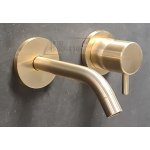      Ritmonio Reverso Bateria umywalkowa podtynkowa el. zewnętrzny wylewka 14 cm Champagne Q0BA6016SPCHX WYPRZEDAŻ MAGAZYNOWA!!
