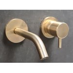      Ritmonio Reverso Bateria umywalkowa podtynkowa el. zewnętrzny wylewka 14 cm Champagne Q0BA6016SPCHX WYPRZEDAŻ MAGAZYNOWA!!