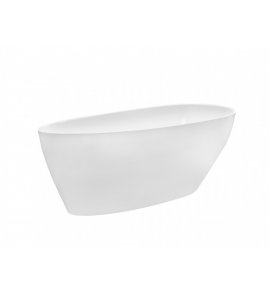 Besco Goya Wanna Wolnostojąca z korkiem Click-clack 142x42 cm biała WMD-140-G