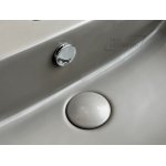   Simas Sharp Umywalka stawiana na blat 60x42 cm z korkiem klik klak Moka matt SH09.68+PLCE.68 W MAGAZYNIE!!