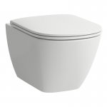 Laufen Lua Zestaw Miska WC ścienna ADVANCED 36x52 cm RIMLESS z deską wolnoopadającą biała H 866080 000 000 1
