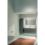 Laufen Lua Zestaw Miska WC ścienna ADVANCED 36x52 cm RIMLESS z deską wolnoopadającą biała H 866080 000 000 1